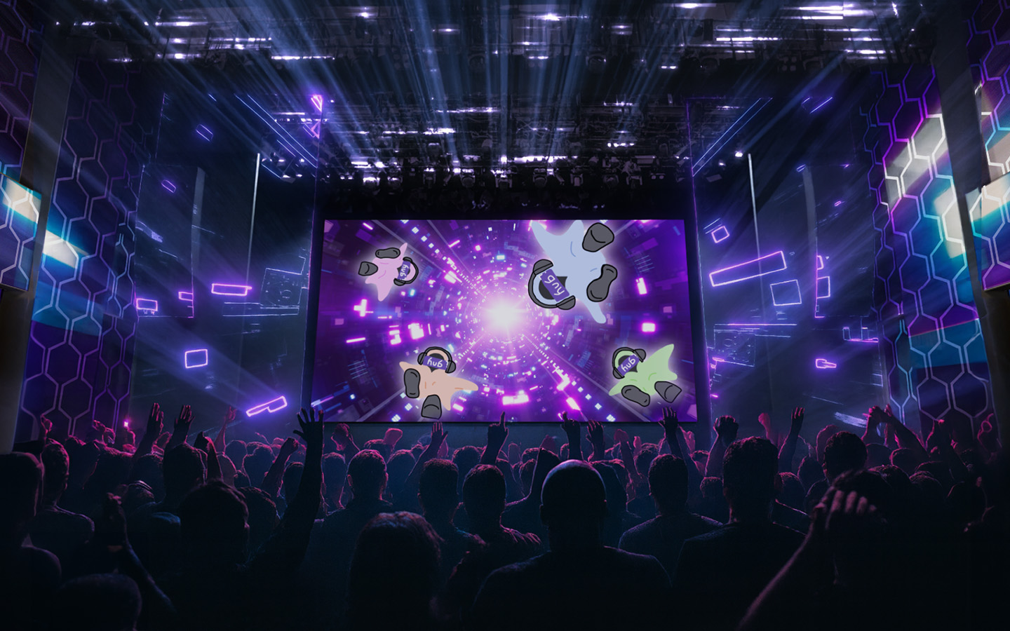 キミも仲間入り? hubと一緒にイタズラLIVE!